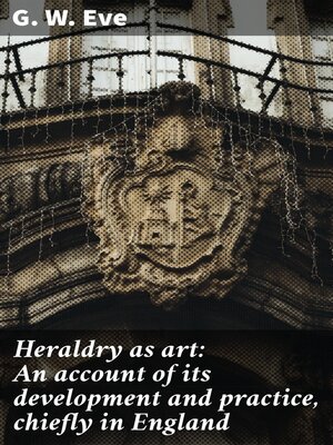 cover image of Heraldry as art
